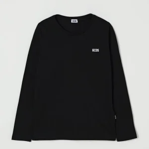 t-shirt maniche lunghe con logo