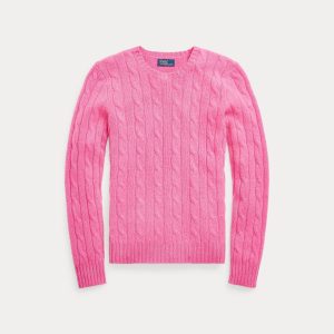 maglione trecce in cashmere