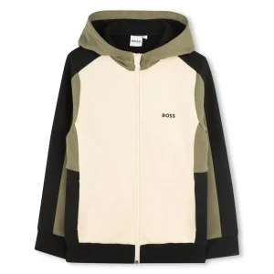 felpa con cappuccio e full zip