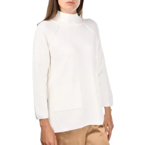 maglia a lupetto con spacchetti