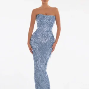 abito cerimonia zaffiro