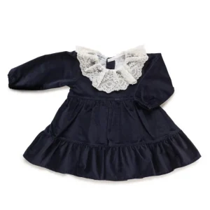 abito neonata blu marino