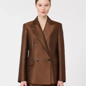 giacca in shantung di seta