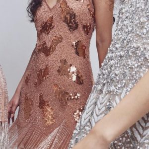 abito full pailettes