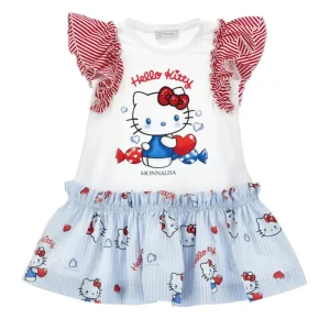 vestito hello kitty con volants