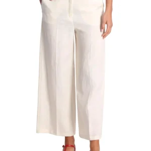 pantalone ampio in lino