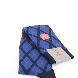 calza rombi in contrasto