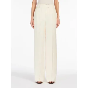 pantalone in batavia di puro lino