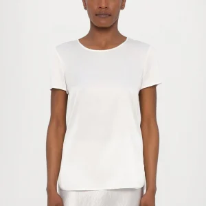 blusa in seta stretch