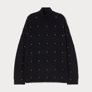 maglione lupetto in alpaca