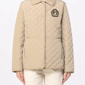 giubbotto trapuntato con stemma