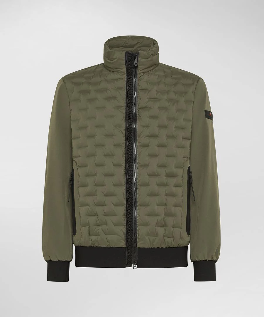 Giubbino con trapuntatura geometrica