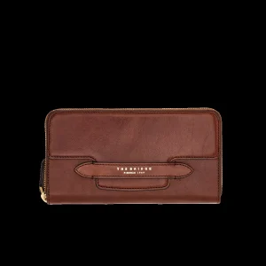 portafoglio lucrezia in pelle con logo