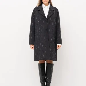 cappotto con applicazioni