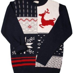 maglione color block