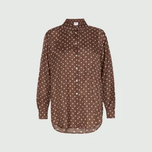 camicia in seta habotai