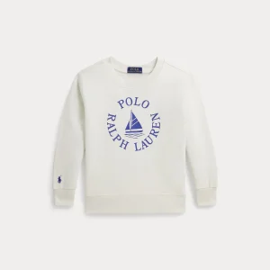 felpa logo in contrasto