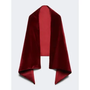 stola in velluto liscio