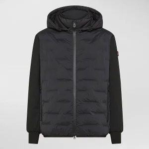 giubbino in tessuto bimateriale