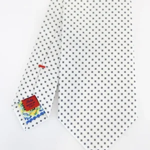 Cravatta con micro fantasia