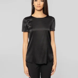 blusa in seta stretch