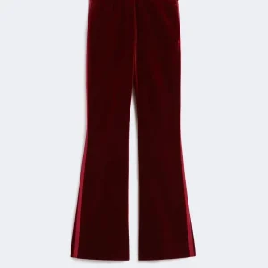 pantalone smoking in velluto