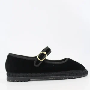 sandalo mary jane in velluto