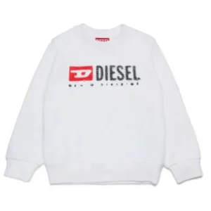 felpa con logo in contrasto