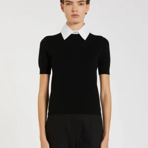 maglia con collo rimovibile