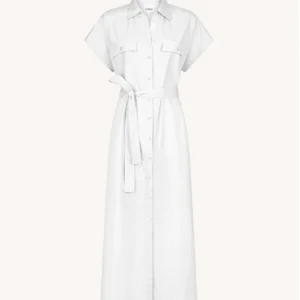 abito longuette con spacco