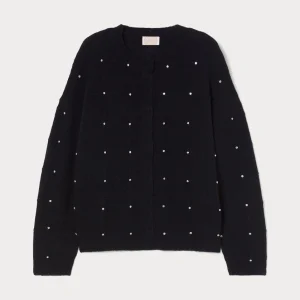 cardigan con pailettes