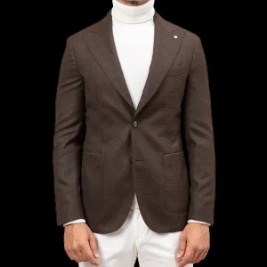 blazer monopetto in lana vergine