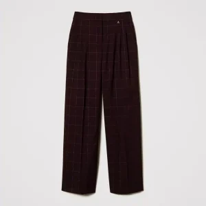 pantalone a palazzo lurex