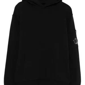 felpa con cappuccio e applicaizone