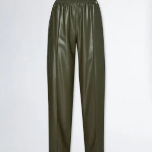 Pantalone jogging in tessuto spalmato