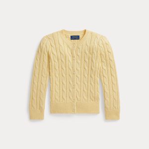 cardigan in maglia a trecce