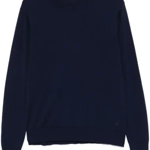 maglia girocollo con logo