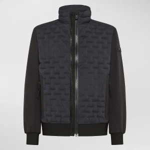 Giubbino con trapuntatura geometrica