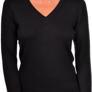 maglia in lana scollo a V