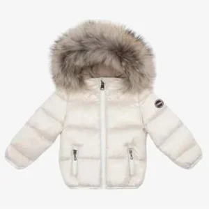 giubbino imbottito con pelliccia