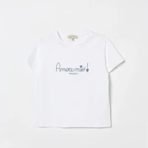 t-shirt con ricamo amore mio