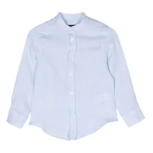 camicia in lino coreana