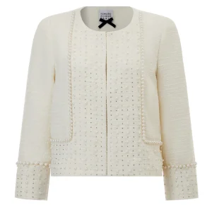 giacca perle cristals