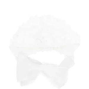 cuffia con petali all over