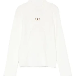 lupetto con logo metallico