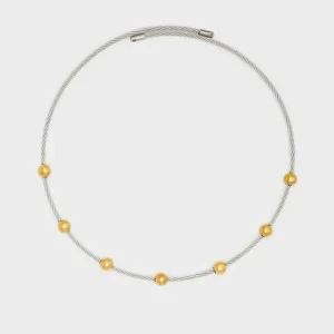 collana con sfere oro