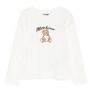 t-shirt maniche lunghe orsetto