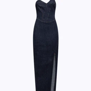 abito lungo in denim