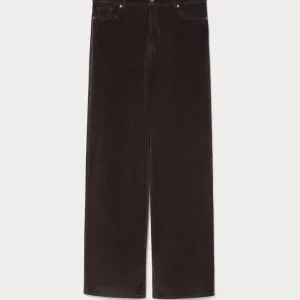 pantalone in velluto stretch