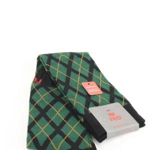 calza rombi in contrasto